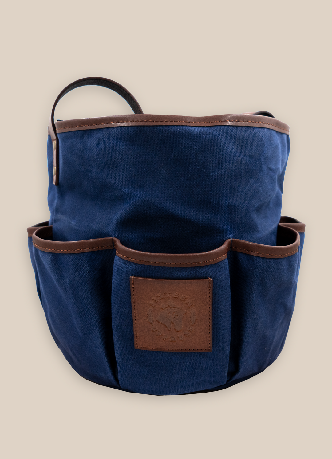 Sixteen Cypress Wax Canvas Grooming Tote