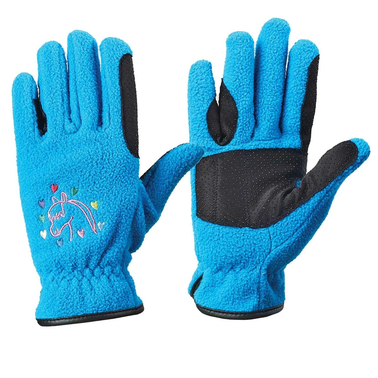 Ovation Horse N Heart Fleece Gloves- Child's