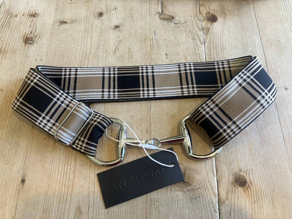 Anademi Silver Bit Stretch Belt