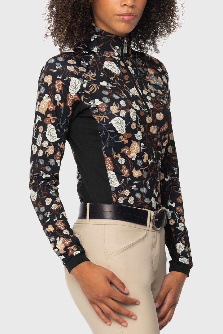 Kastel Denmark Modern 1/4 Zip Long Sleeve Top