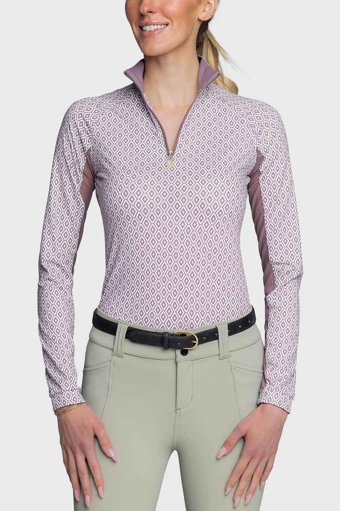 Kastel Mesh Sleeve Long Sleeve 1/4 Zip Top '24