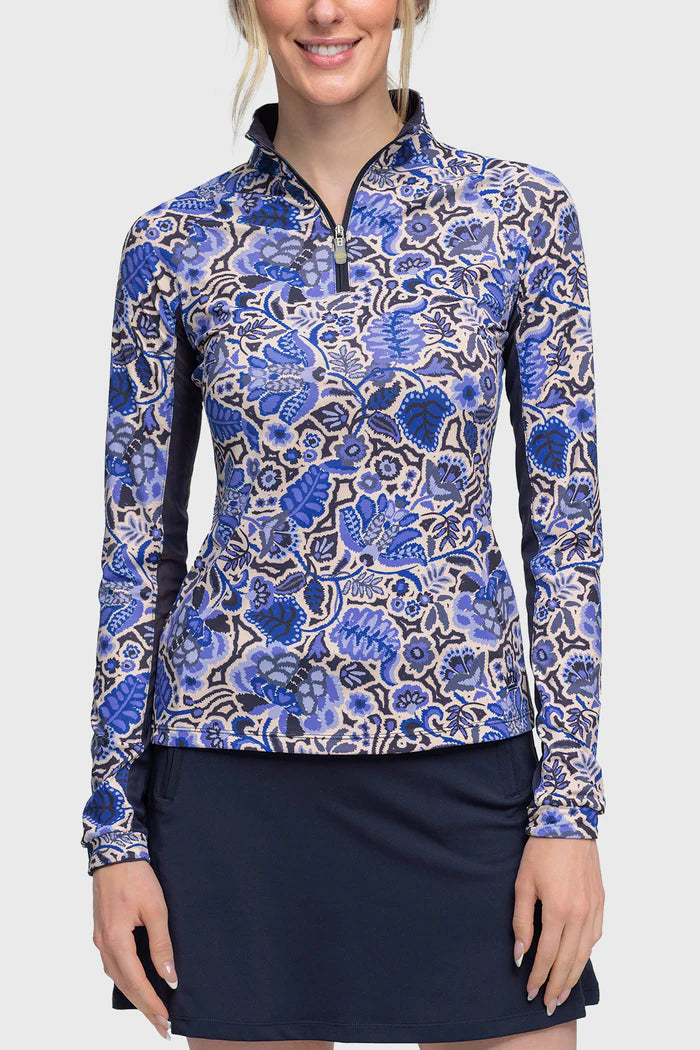 Kastel Mesh Sleeve Long Sleeve 1/4 Zip Top '24
