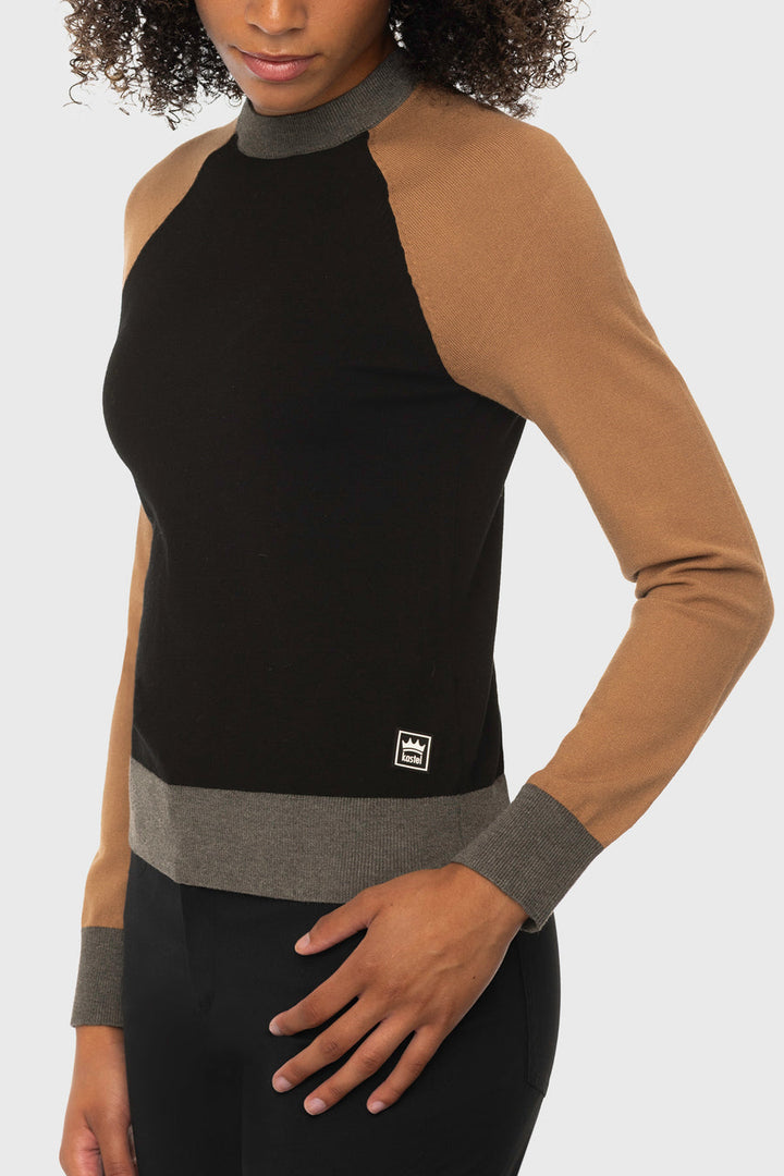 Kastel Denmark Crewneck Color Block Sweater