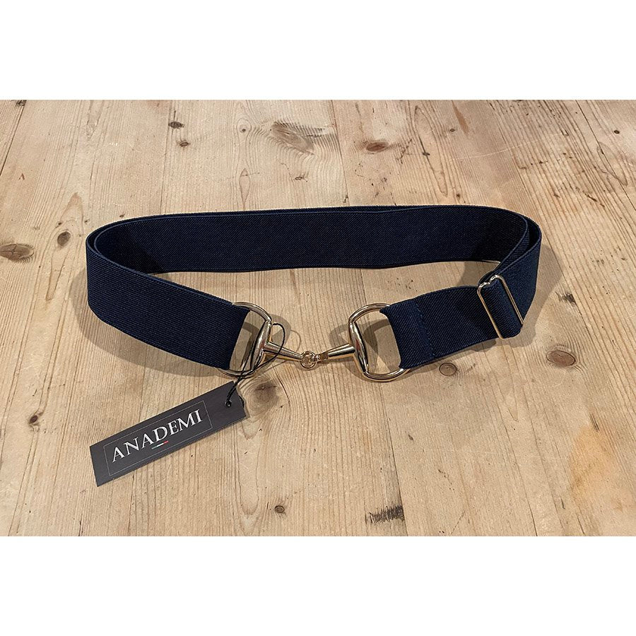 Anademi Silver Bit Stretch Belt