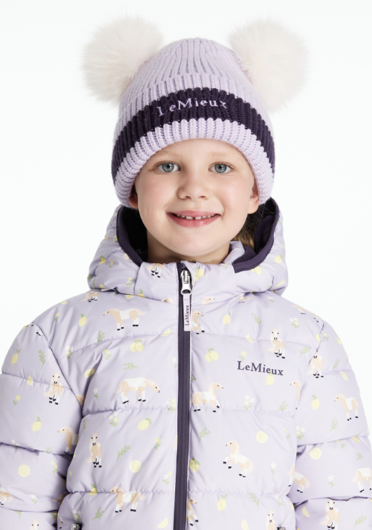 LeMieux Mini Double Pom Beanie