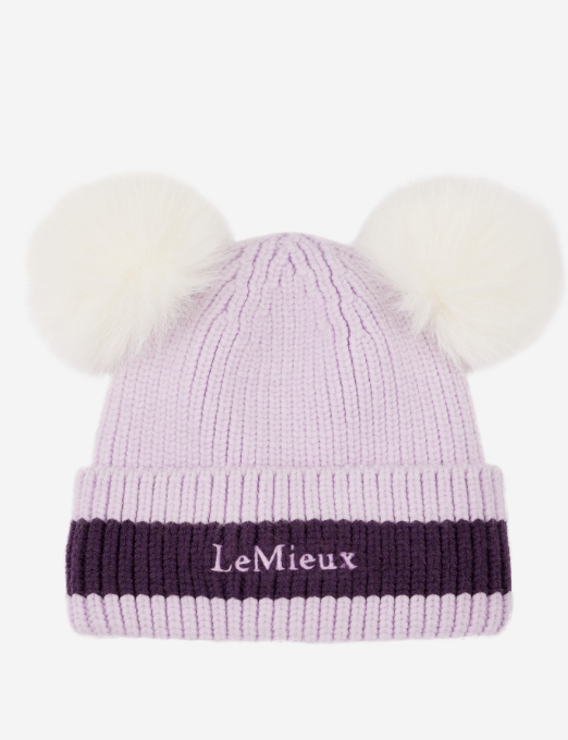 LeMieux Mini Double Pom Beanie