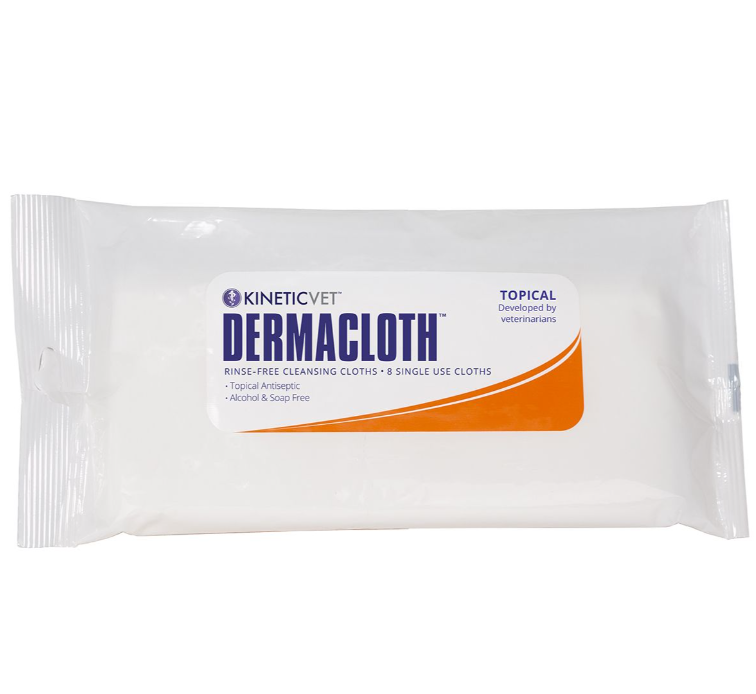 Derma Cloth Rinse-Free Cleansing Cloths 8/pack