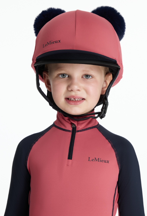 LeMieux Mini Double Pom Hat Silk