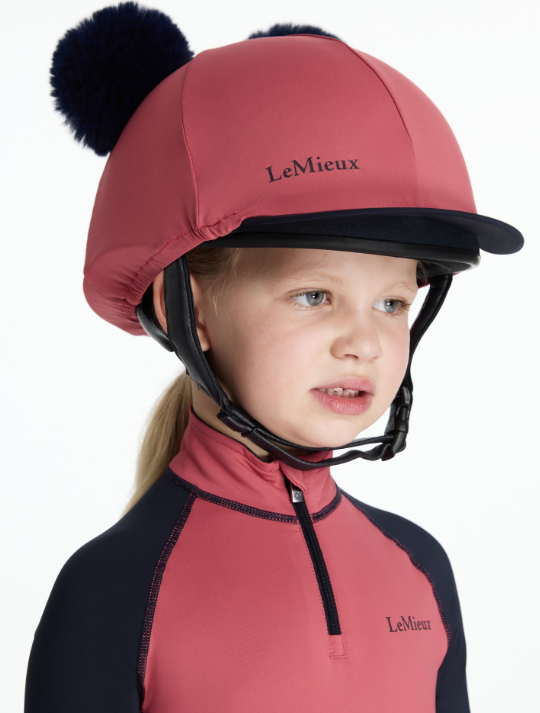 LeMieux Mini Double Pom Hat Silk