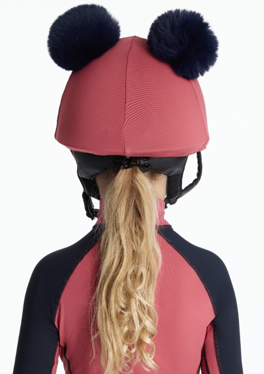 LeMieux Mini Double Pom Hat Silk