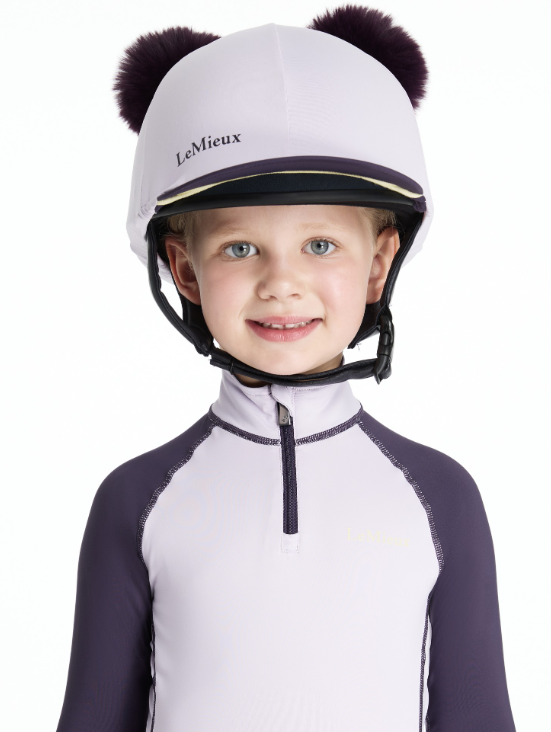 LeMieux Mini Double Pom Hat Silk