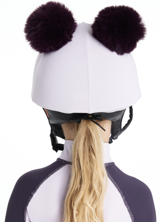 LeMieux Mini Double Pom Hat Silk