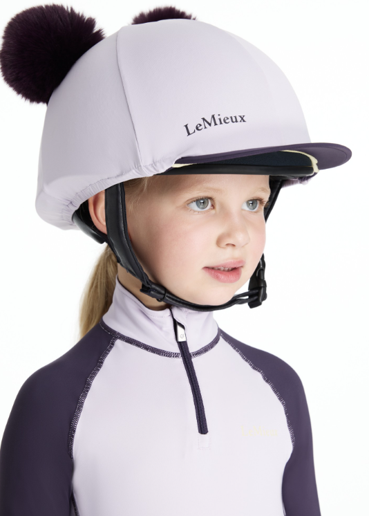 LeMieux Mini Double Pom Hat Silk