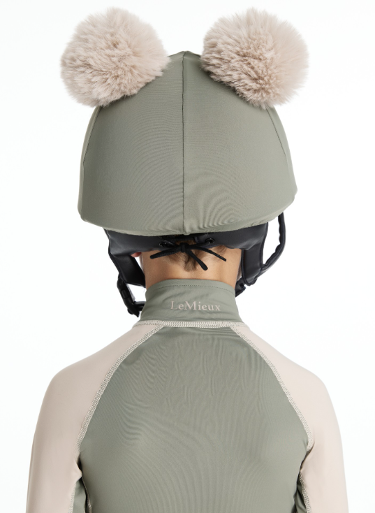 LeMieux Mini Double Pom Hat Silk