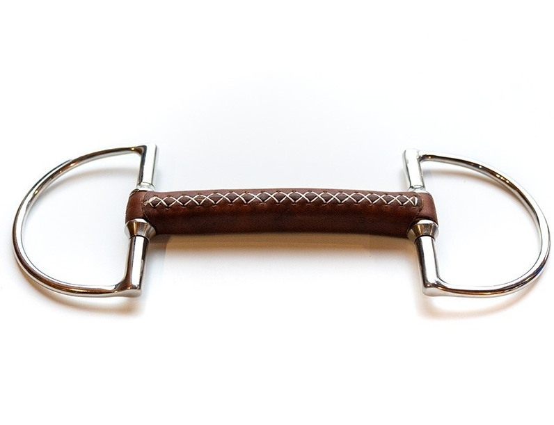 Jump 'In Leather Mullen Mouth D Bit