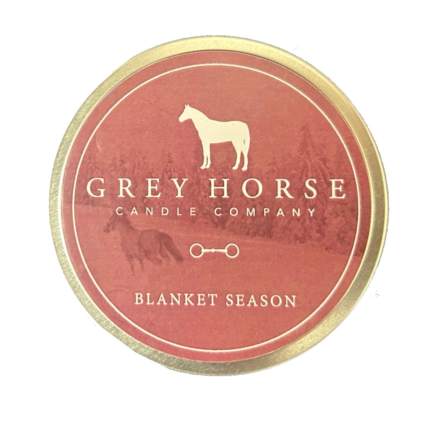 Grey Horse Soy Candle Tins