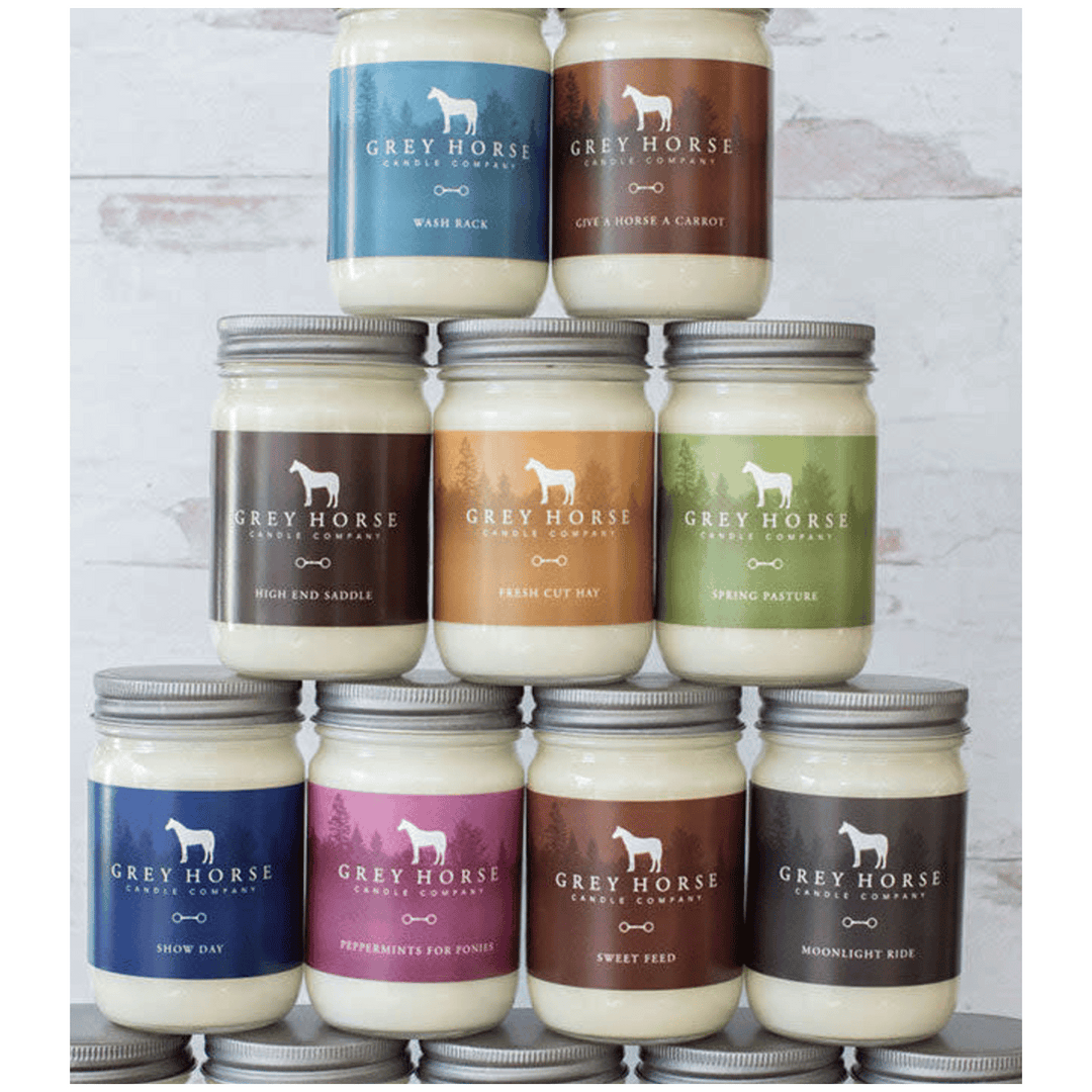 Grey Horse Soy Candle Jars