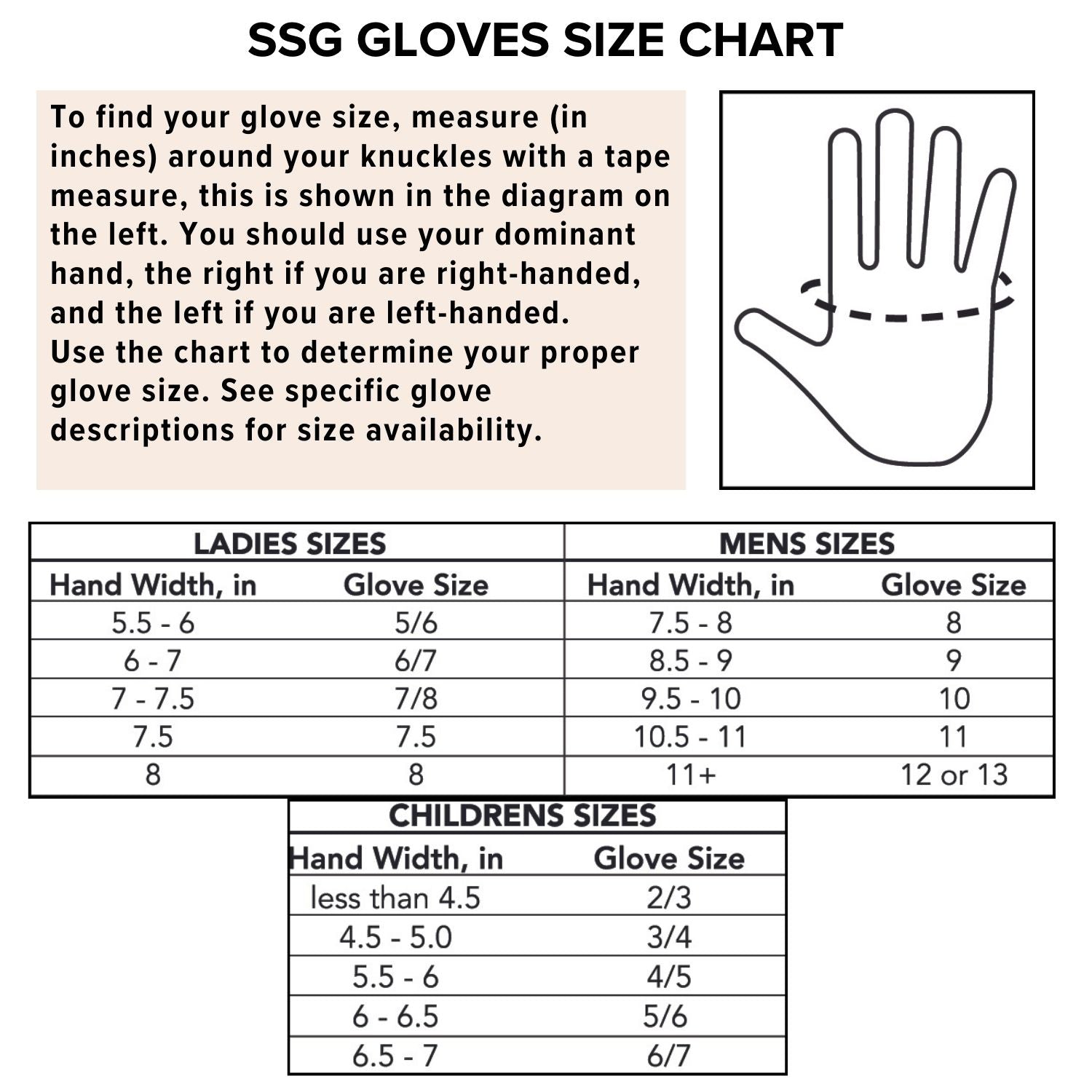 SSG 5050 Winter Gripper Gloves