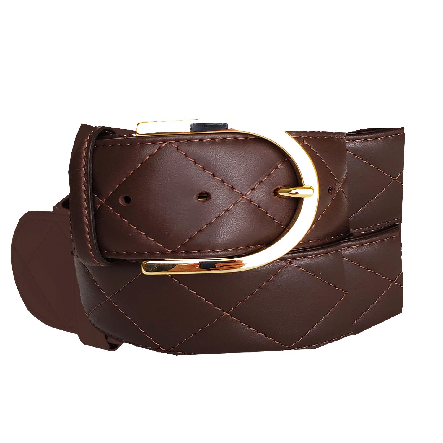 Tailored Sportsman Leather Quilted C Belt