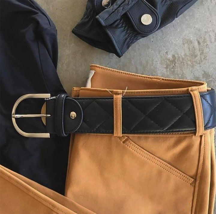 Tailored Sportsman Leather Quilted C Belt