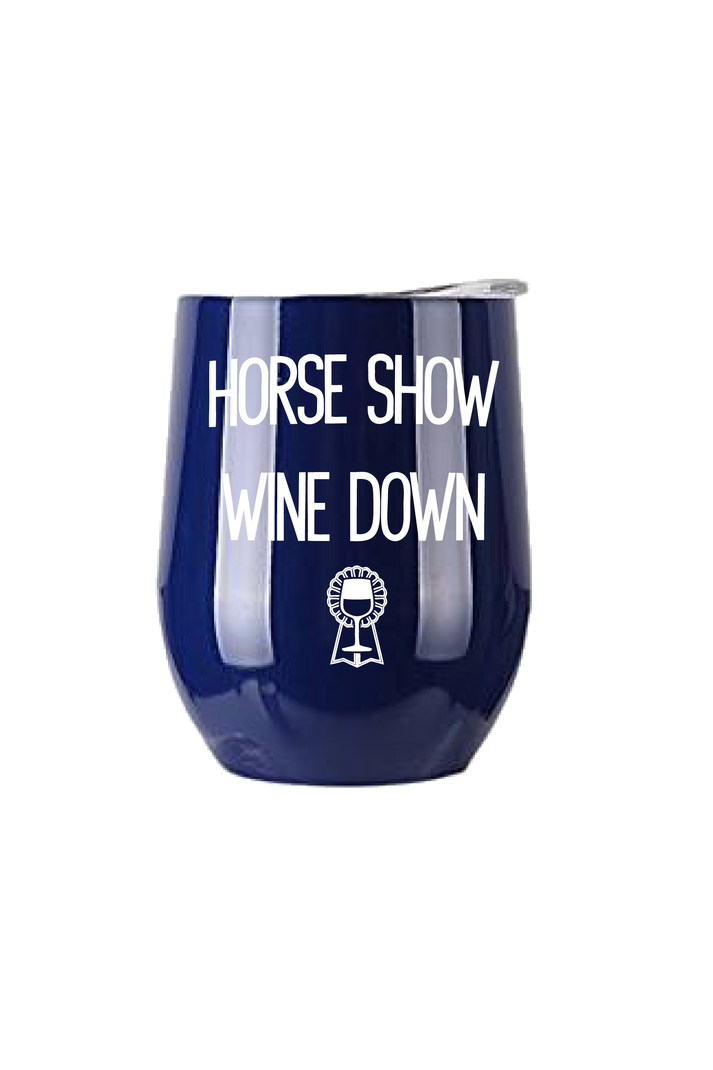 SPICED Horse Show Wine Down Insulated Wine Glass