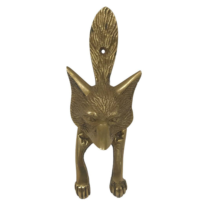 Madison Bay Co. - Antiqued Brass Fox Door Knocker