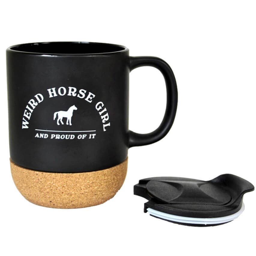 Spiced Equestrian - Weird Horse Girl Mug: Onyx