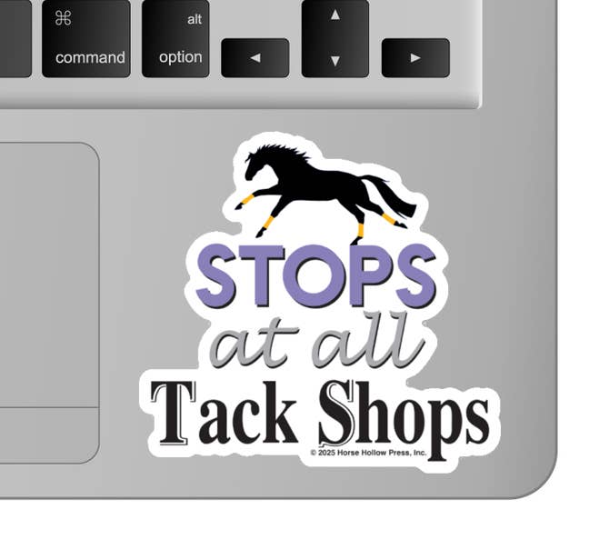 Horse Hollow Press-Horse Sticker Waterproof 3" Stops Shop