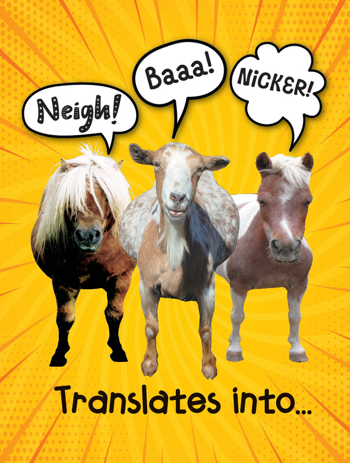 Horse Hollow Press - Horse Greeting Birthday Card / Neigh, Baa, Nicker / Funny