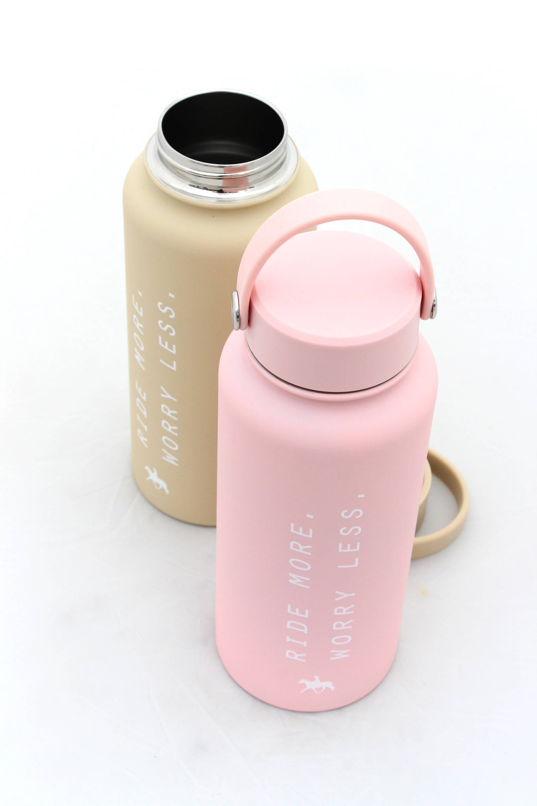 Spiced Equestrian - Ride More Worry Less Water Bottle: Midnight