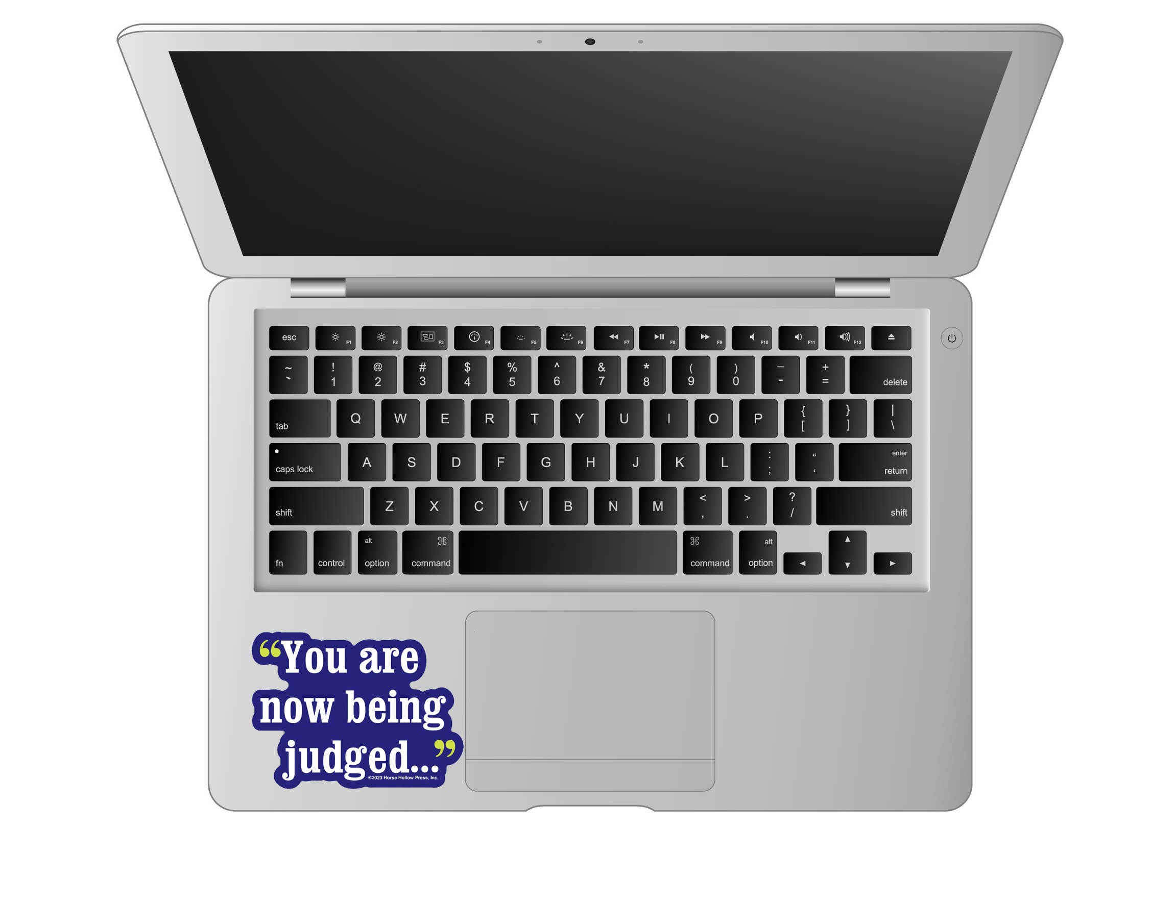 Horse Hollow Press - 3" Waterproof Horse You are Now Being Judged Funny Sticker