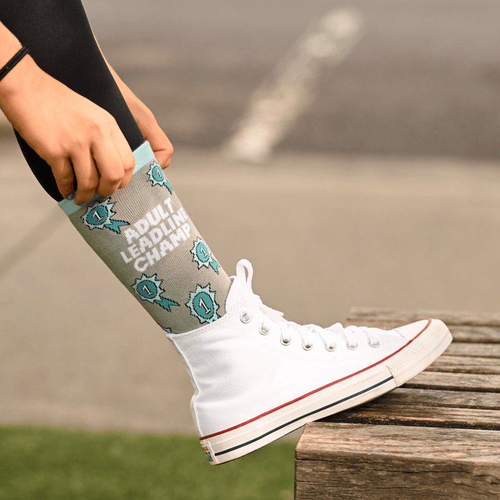 Dreamers & Schemers Adult Leadline Champion Crew Socks