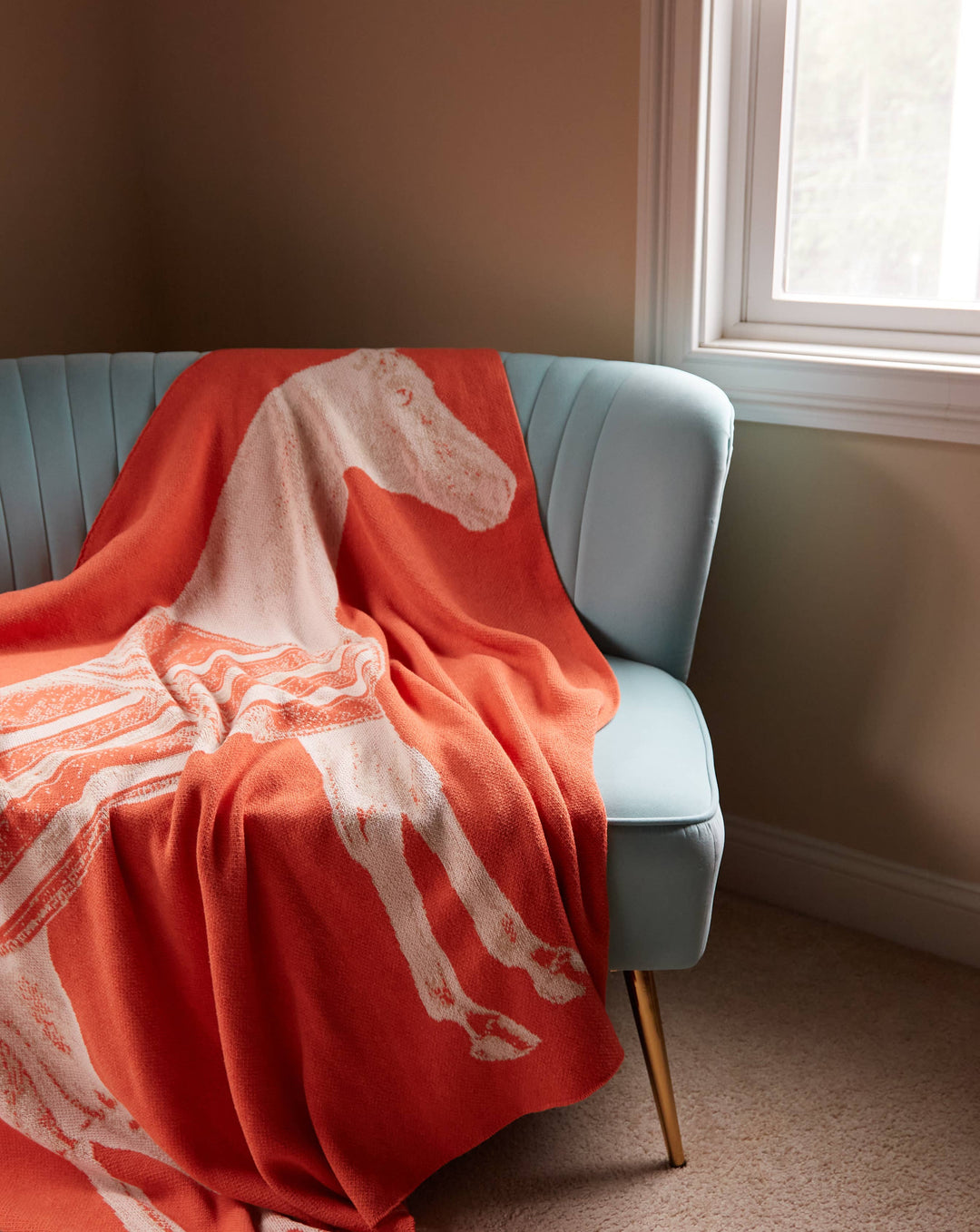 THOMASPAUL - THOROUGHBRED THROW ORANGE