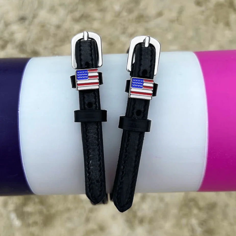 Dreamers & Schemers American Flag Spur Straps