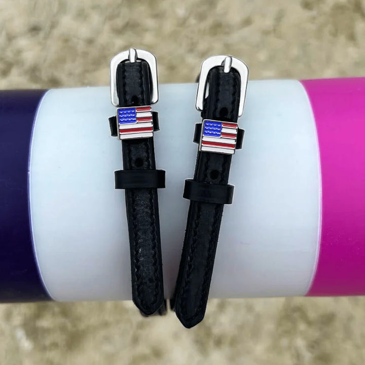 Dreamers & Schemers American Flag Spur Straps