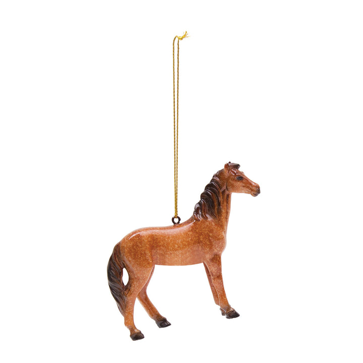 C&F Home - Brown Horse Ornament
