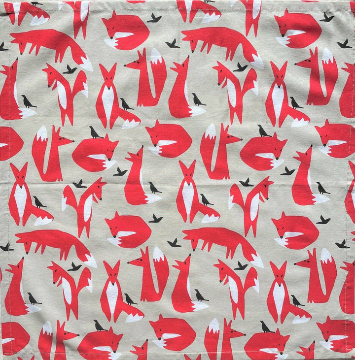 Allgifts Australia - Cotton Napkins - Foxes (Set of 4)