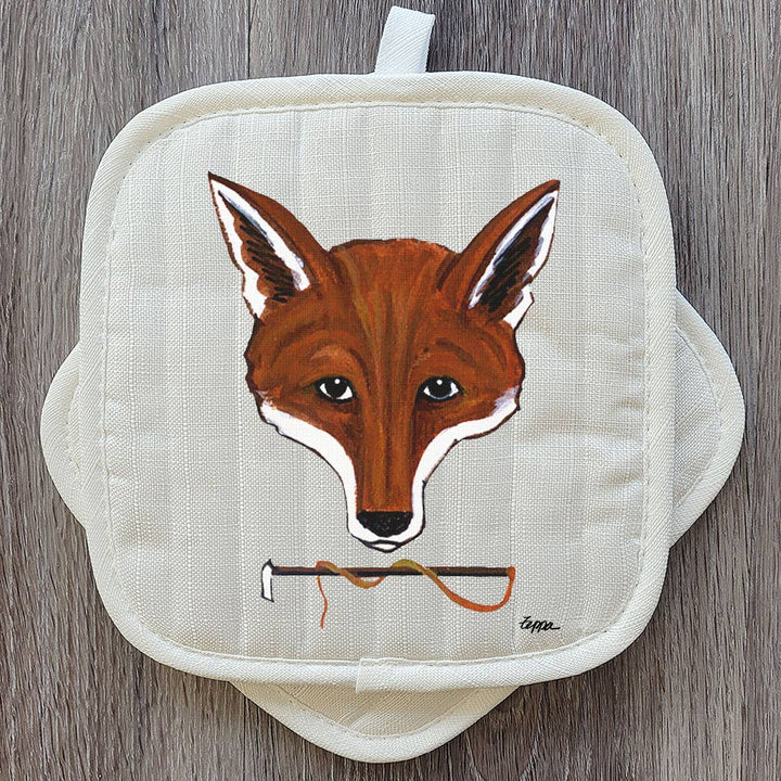 Zeppa Studios - Fox Mask Pot Holder Set