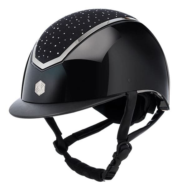 Charles Owen Kylo Sparkly Black Gloss MIPS Helmet