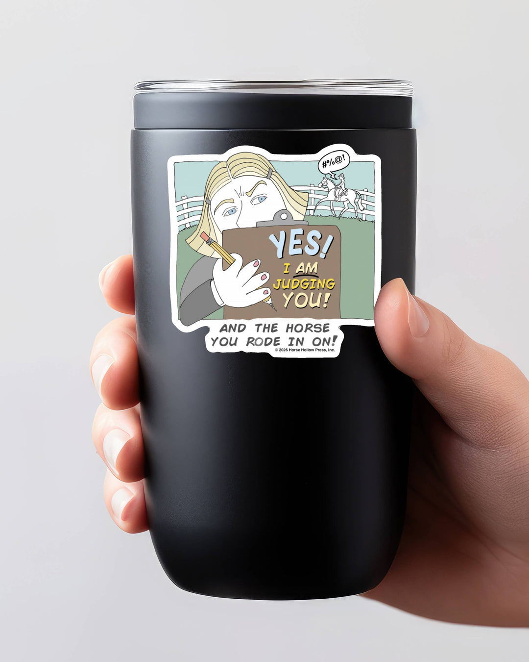 Horse Hollow Press - Horse Sticker Waterproof 3" Yes I Am