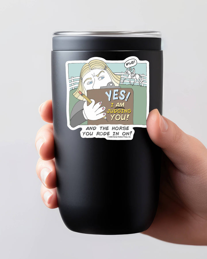 Horse Hollow Press - Horse Sticker Waterproof 3" Yes I Am