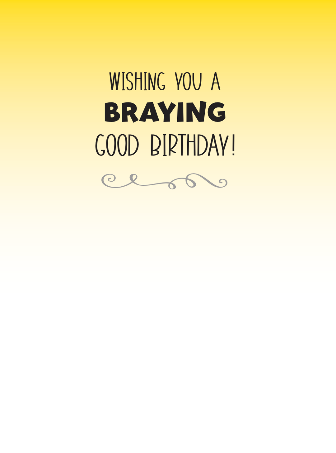 Horse Hollow Press -Hee Haw Donkey Birthday Card