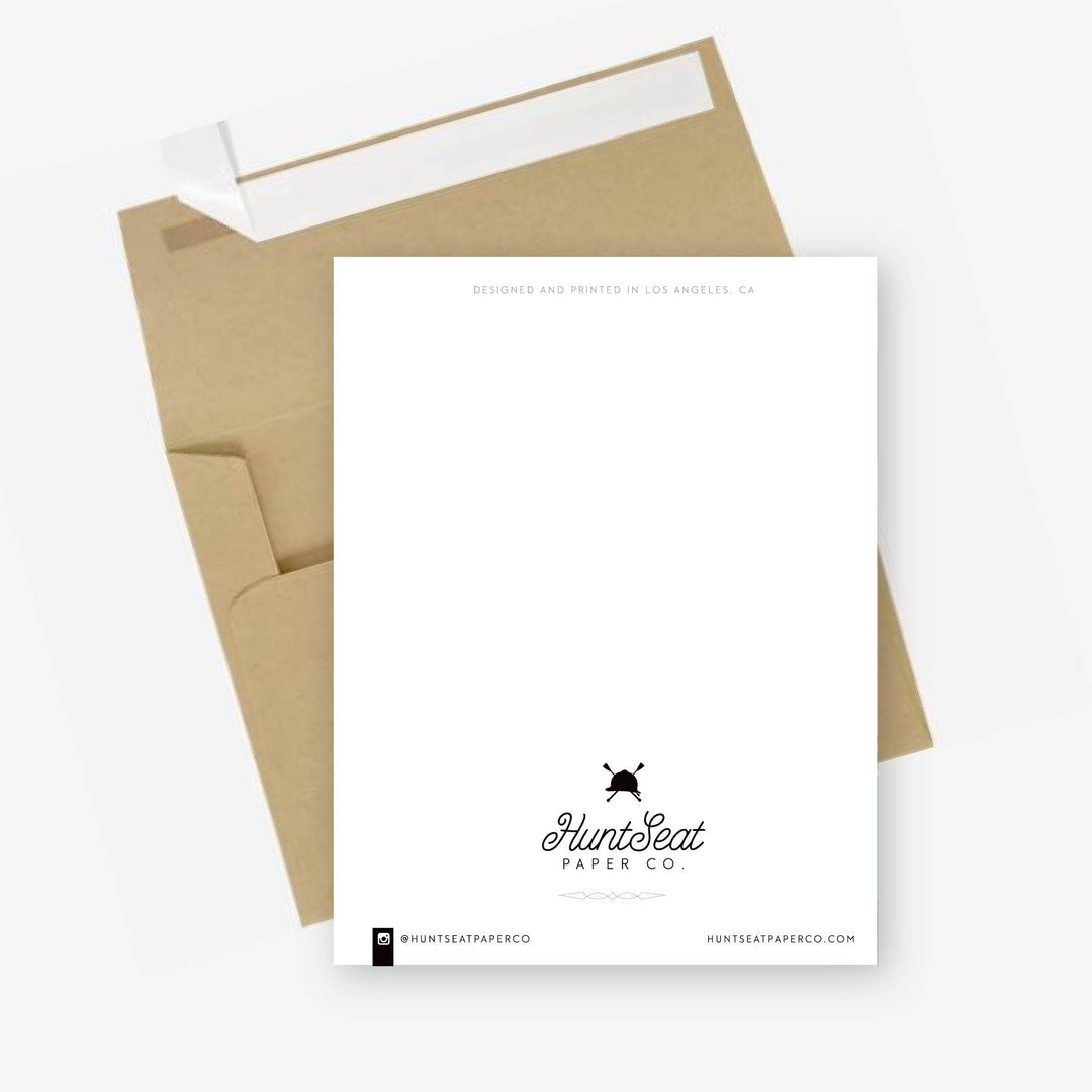 Horse Show Dad Equestrian Greeting Card Hunt Seat Paper Co.