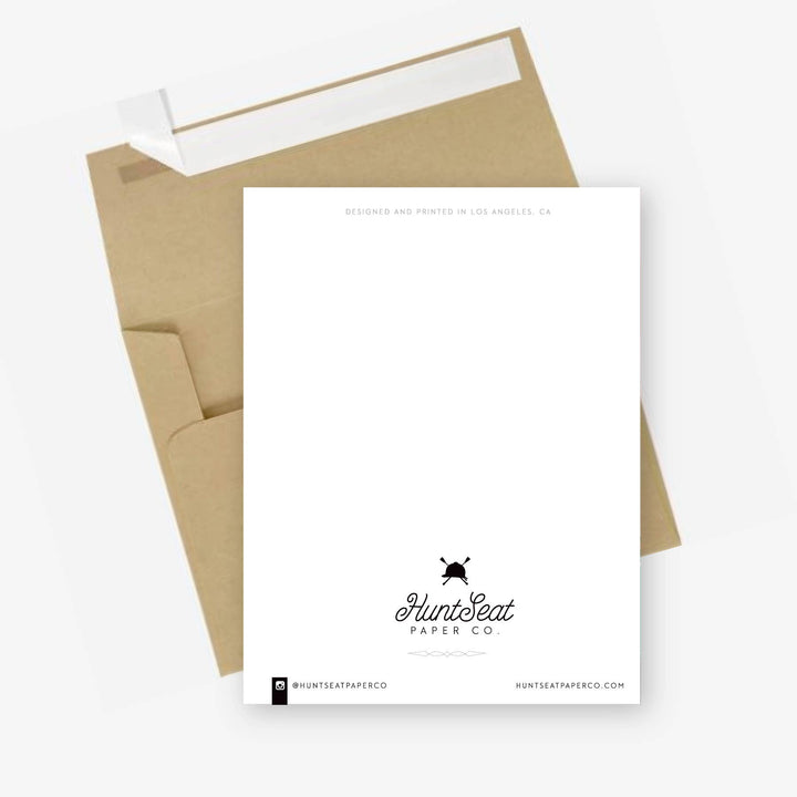 Horse Show Dad Equestrian Greeting Card Hunt Seat Paper Co.