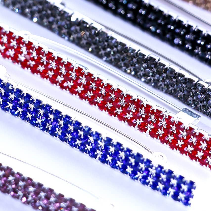 Spiced Equestrian - Bling Stock Pins: Onyx