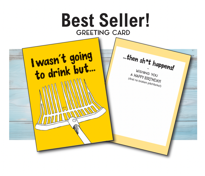 Horse Hollow Press - Horse Birthday Card Drinking