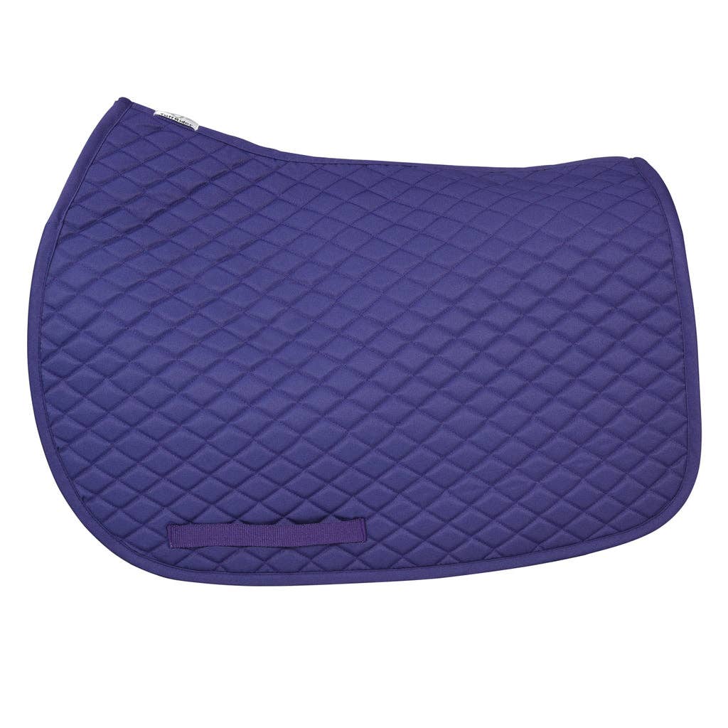 JPC Equestrian - TuffRider Basic All Purpose Saddle Pad: Deep Wisteria