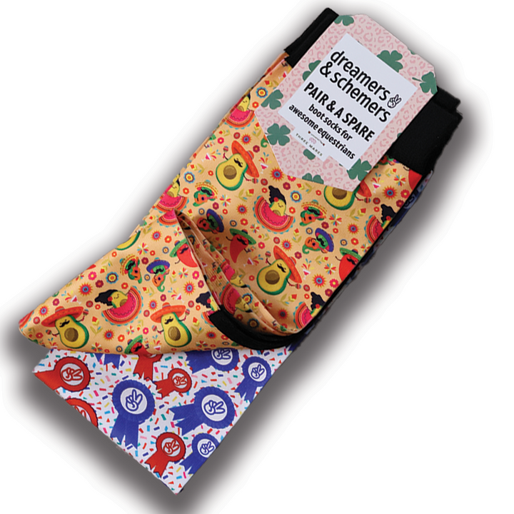 Dreamers & Schemers Spicy Mariachi Pair & A Spare Socks