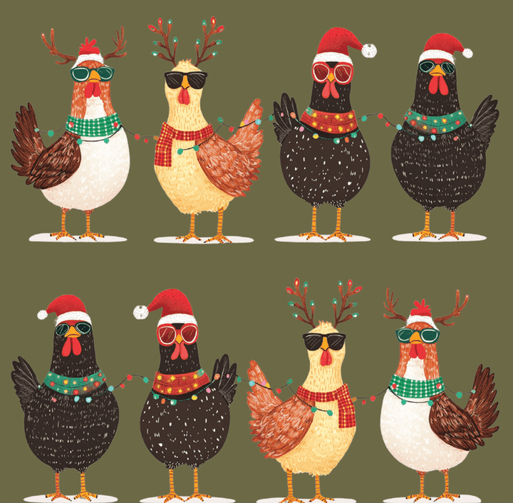 Dreamers & Schemers Cluck-Mas Pair & A Spare Socks