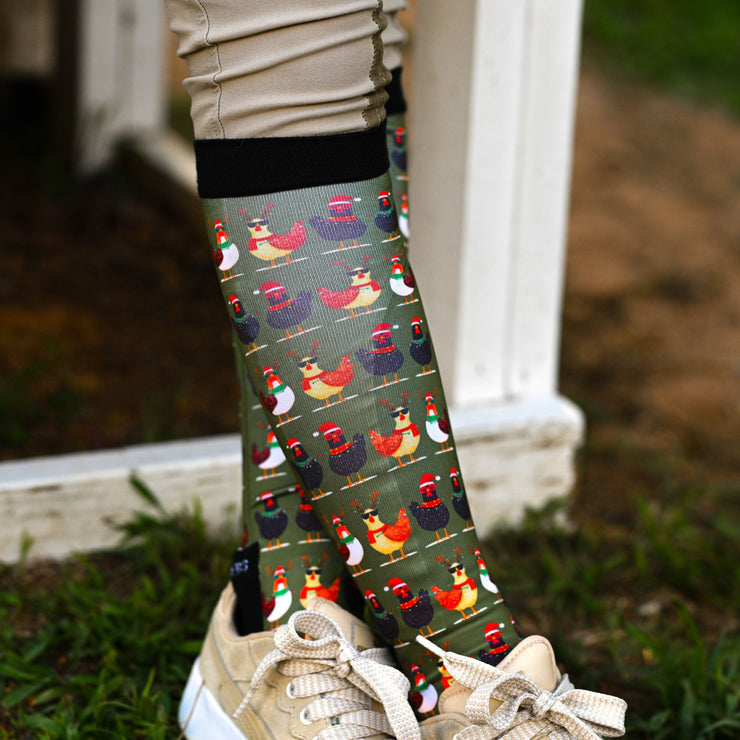 Dreamers & Schemers Cluck-Mas Pair & A Spare Socks